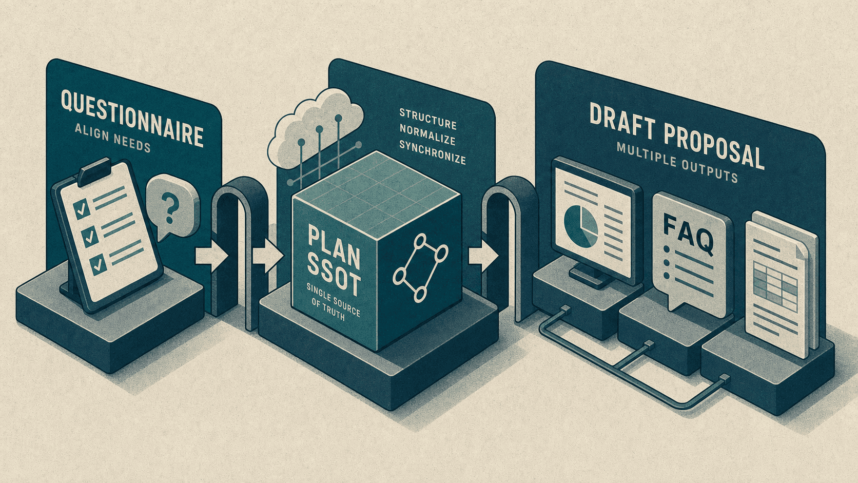 Hero illustration for Cursor Customize for Business Development: Questionnaire to Plan SSOT