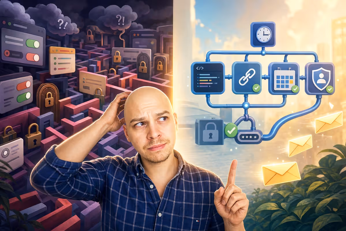 Create a 16:9 hero image for a technical build-log article