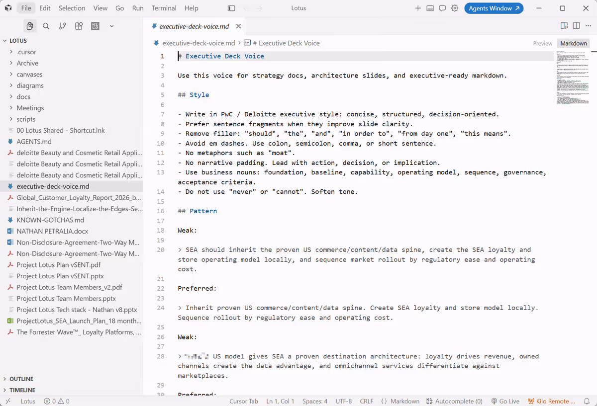 Cursor product page positioning the IDE for developers.