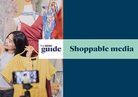 Hero illustration for Shoppable media as an omnichannel strategy, a WARC exclusive article